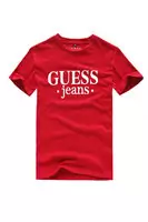 discount t-shirt guess hommes 2013 usa guess jeans rouge